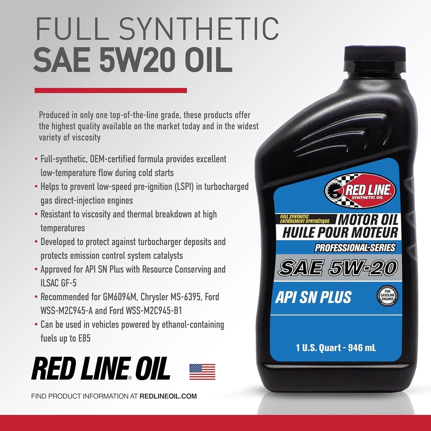 12814 Professional Series 5W20 Motor Oil – 1 Quart
