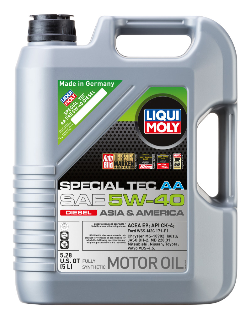 LIQUI MOLY 20426 Special Tec AA SAE 5W-40 Diesel Fully Synthetic Motor Oil 5L