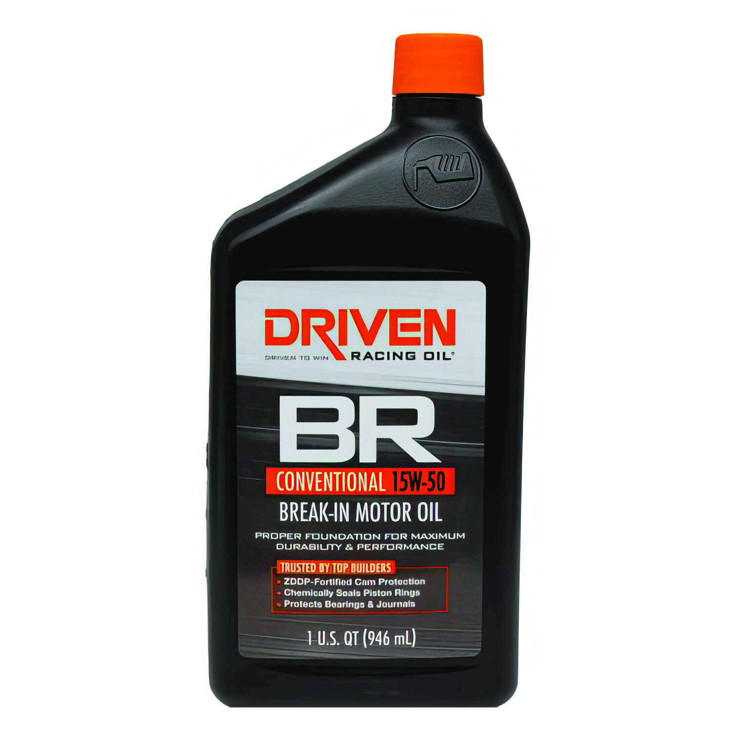 Driven Motor Oil – BR Break-In – High Zinc – 15W50 – Conventional – 1 qt