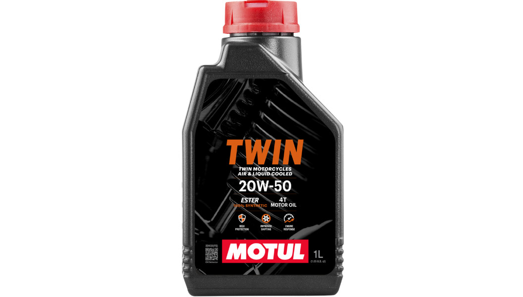 MOTUL V-Twin Synthetic Oil – 20W-50 – 1 U.S. quart FREE Shipping