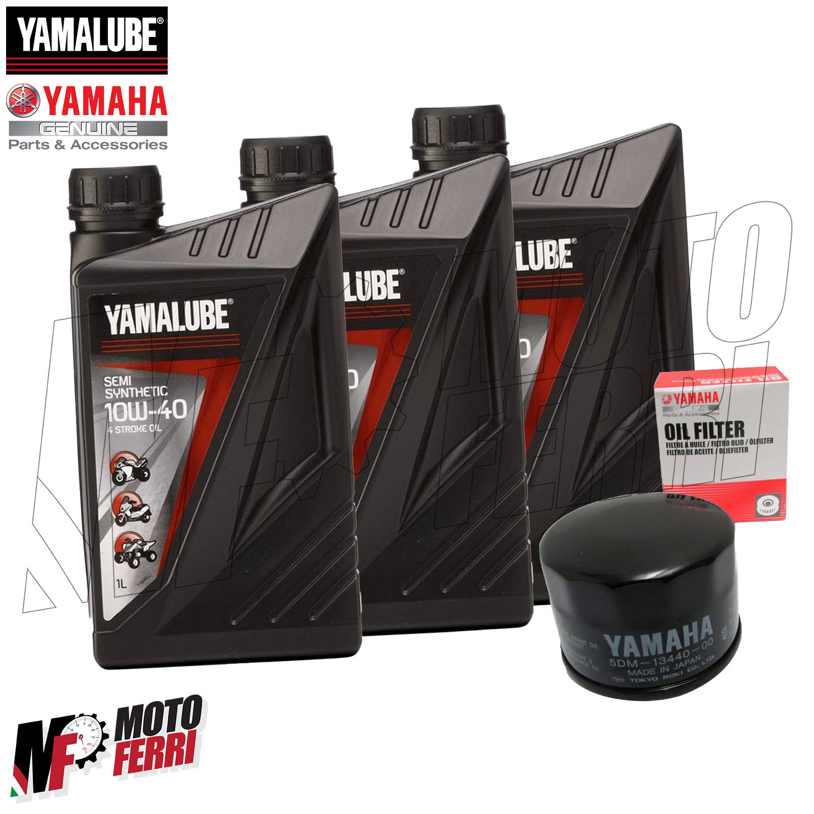 YAMALUBE Oil Change Kit + Original Yamaha Oil Filter 500 TMAX 2001-2016