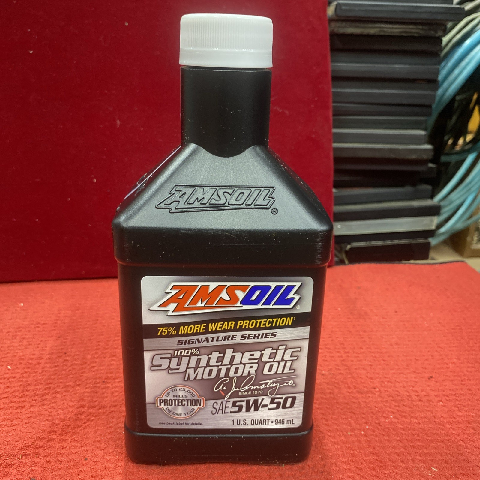 1 Quart AMSOIL Signature Series 5W-50 100% Synthetic Motor Oil