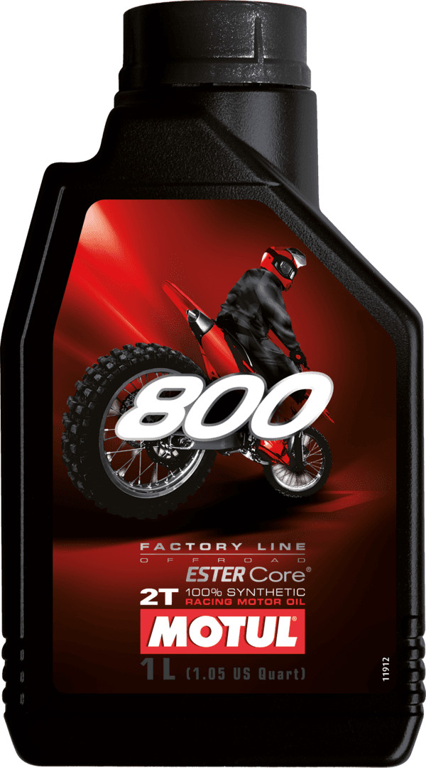 Motul 800 2T Synthetic Oil 1L – Black LINE OFF ROAD 2T (104038)