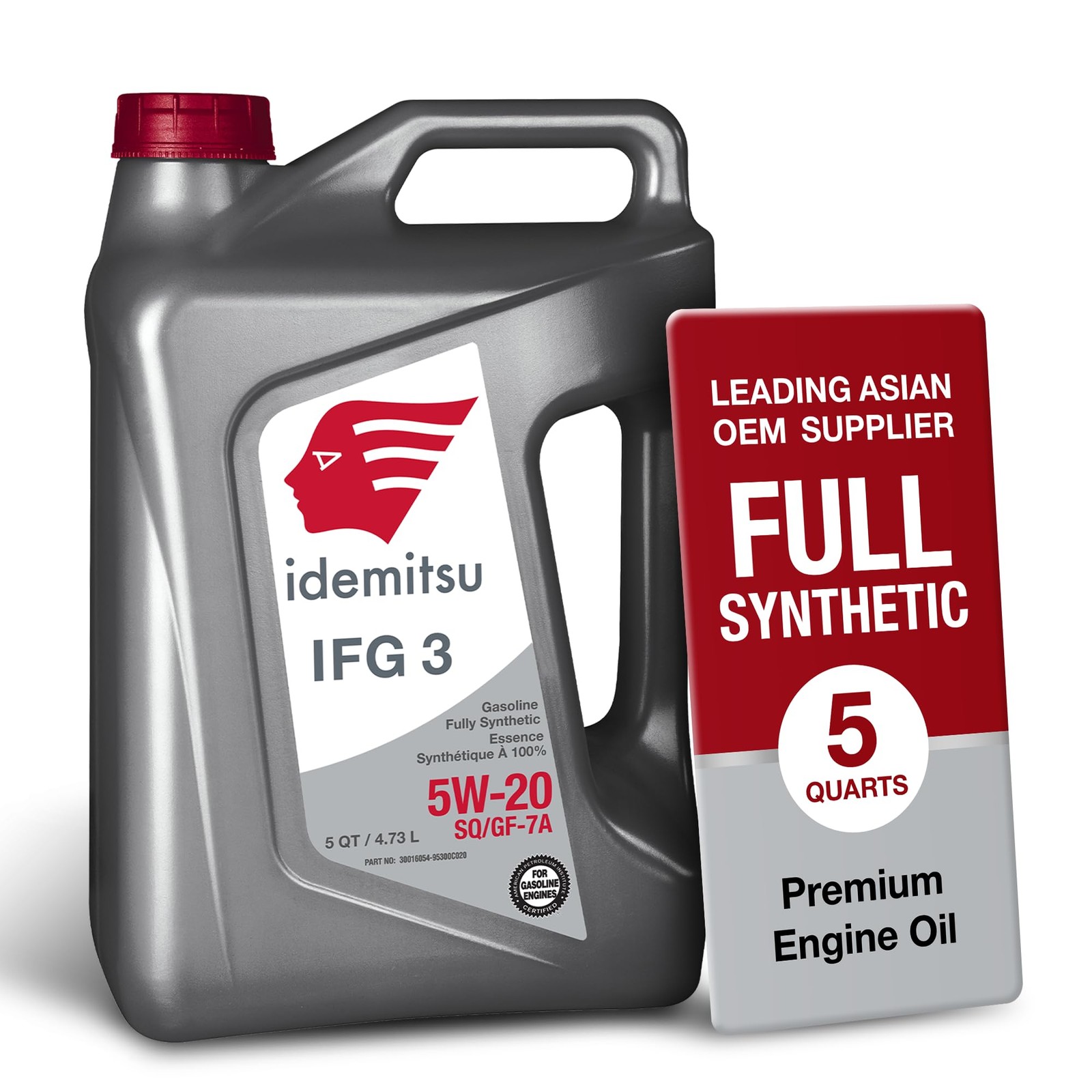 5W20 Motor Oil GF7, 5 Quart High Performance Engine Protection