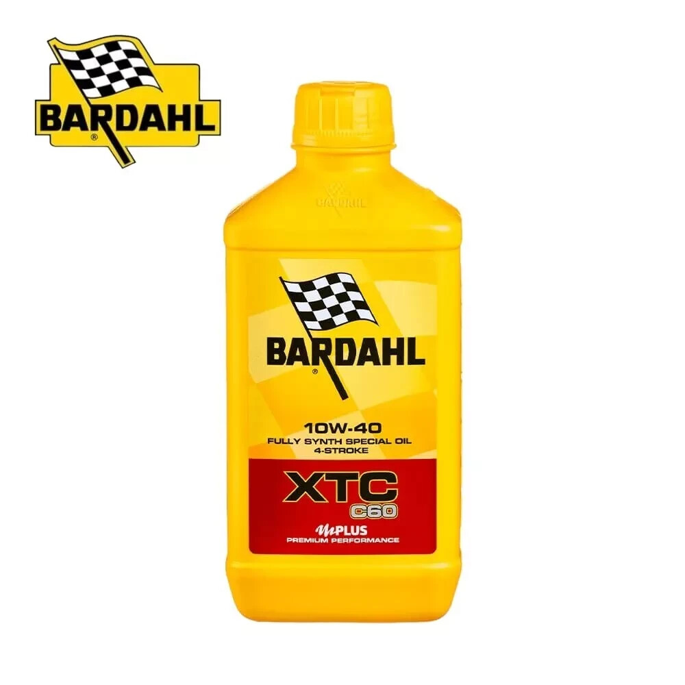 🇮🇹 1 LITER MOTORCYCLE ENGINE OIL BARDAHL XTC C60 4T 10W40 SYNTHETIC MIN 3 LT