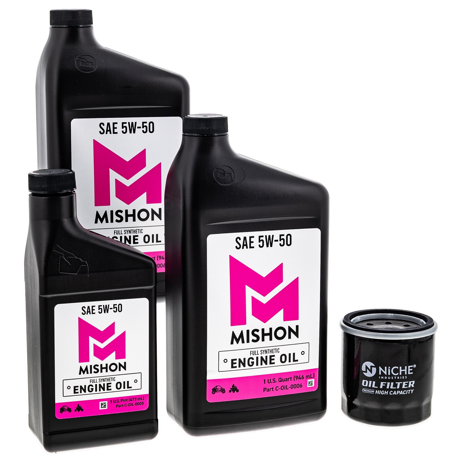 MISHON Engine Oil Change Kit for Polaris Sportsman 335 ATV 1999-2000