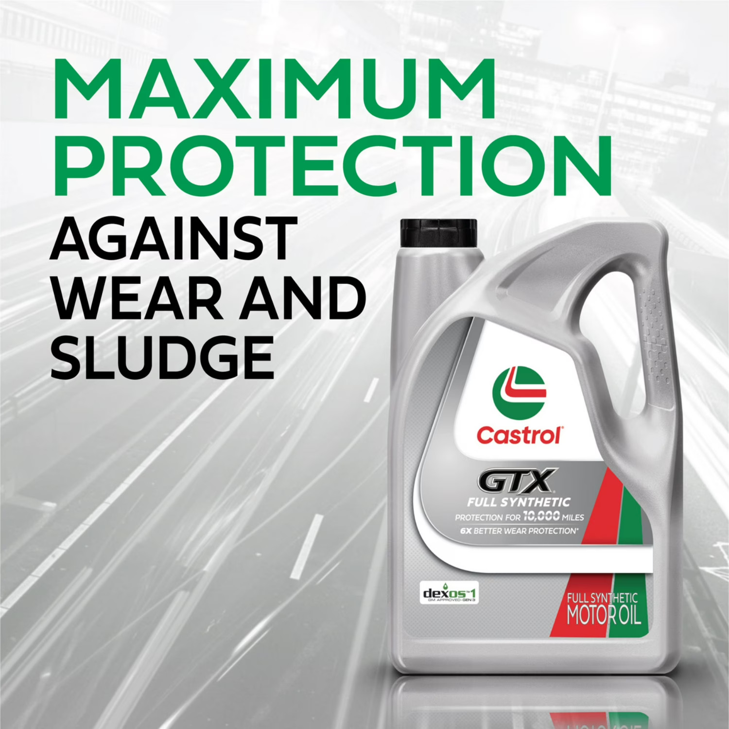 (2 Pack) Castrol GTX Full Synthetic 5W-30 Motor Engine Oil 5 Quart Jug Car Truck