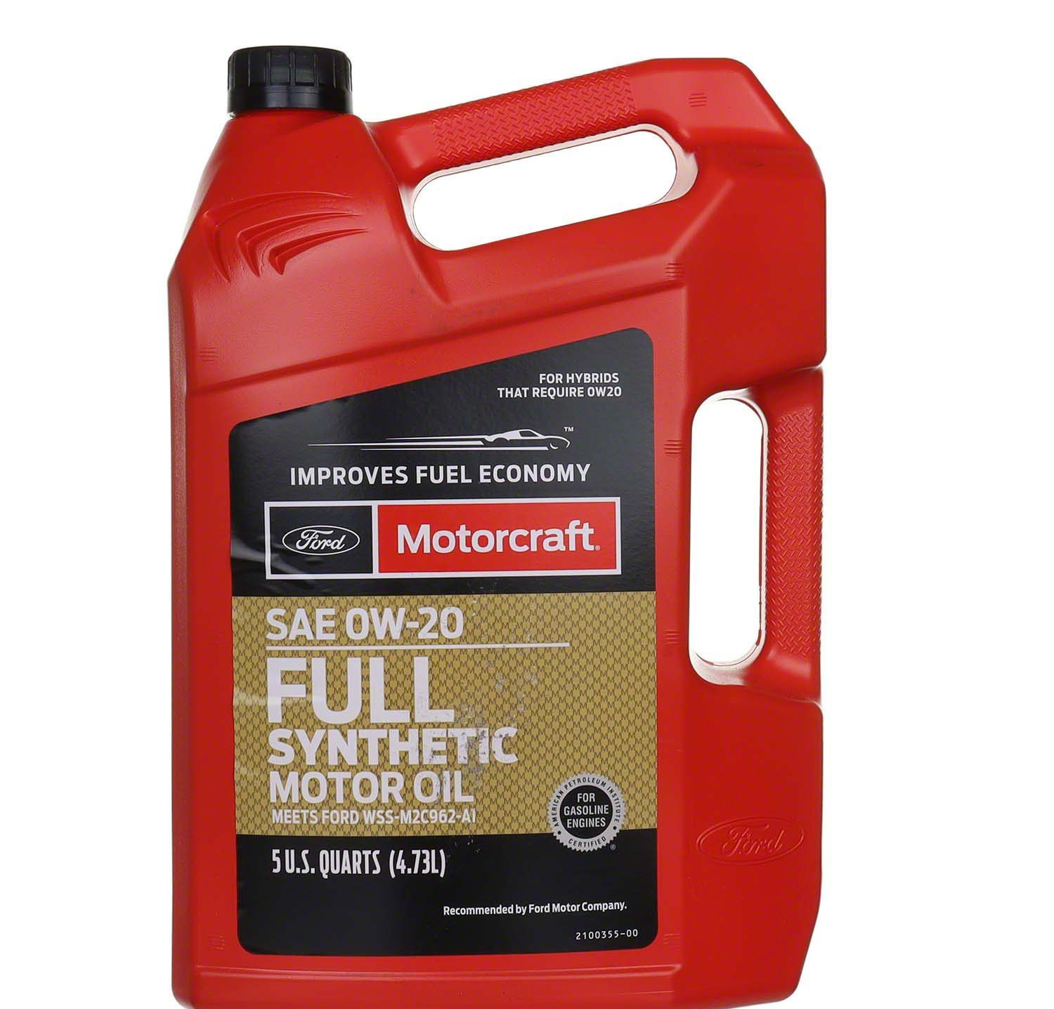 2 PACK – MOTORCRAFT XO0W205QFS Premium Synthetic Blend; SAE 0W-20; 5 Quart