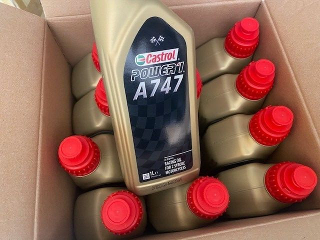 (CASE OF 12) Castrol Power1 A747 Racing Motor Oil 1L Each