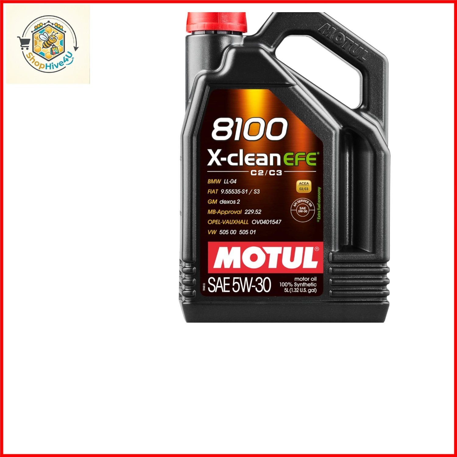 8100 X-clean EFE 5W-30 Full Synthetic Motor Oil | Fuel Economy Formula, Helps…