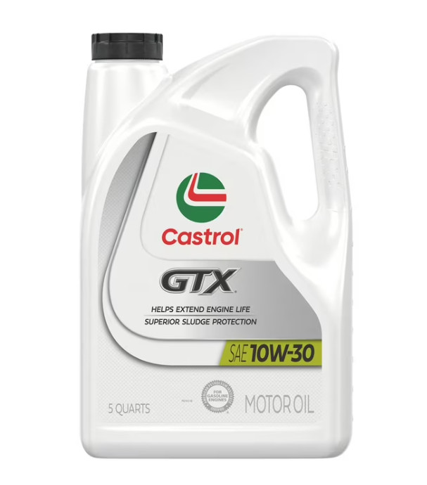 (2 pack) Castrol GTX 10W-30 Conventional Motor Oil, 5 Quarts