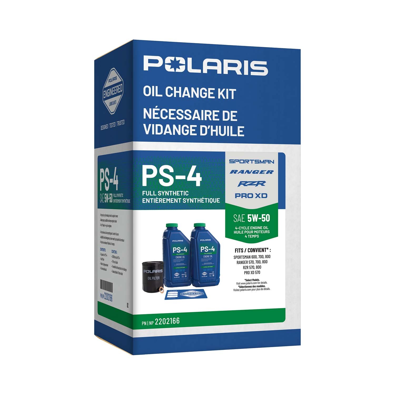 Polaris Full Synthetic Oil Change Kit, 2202166