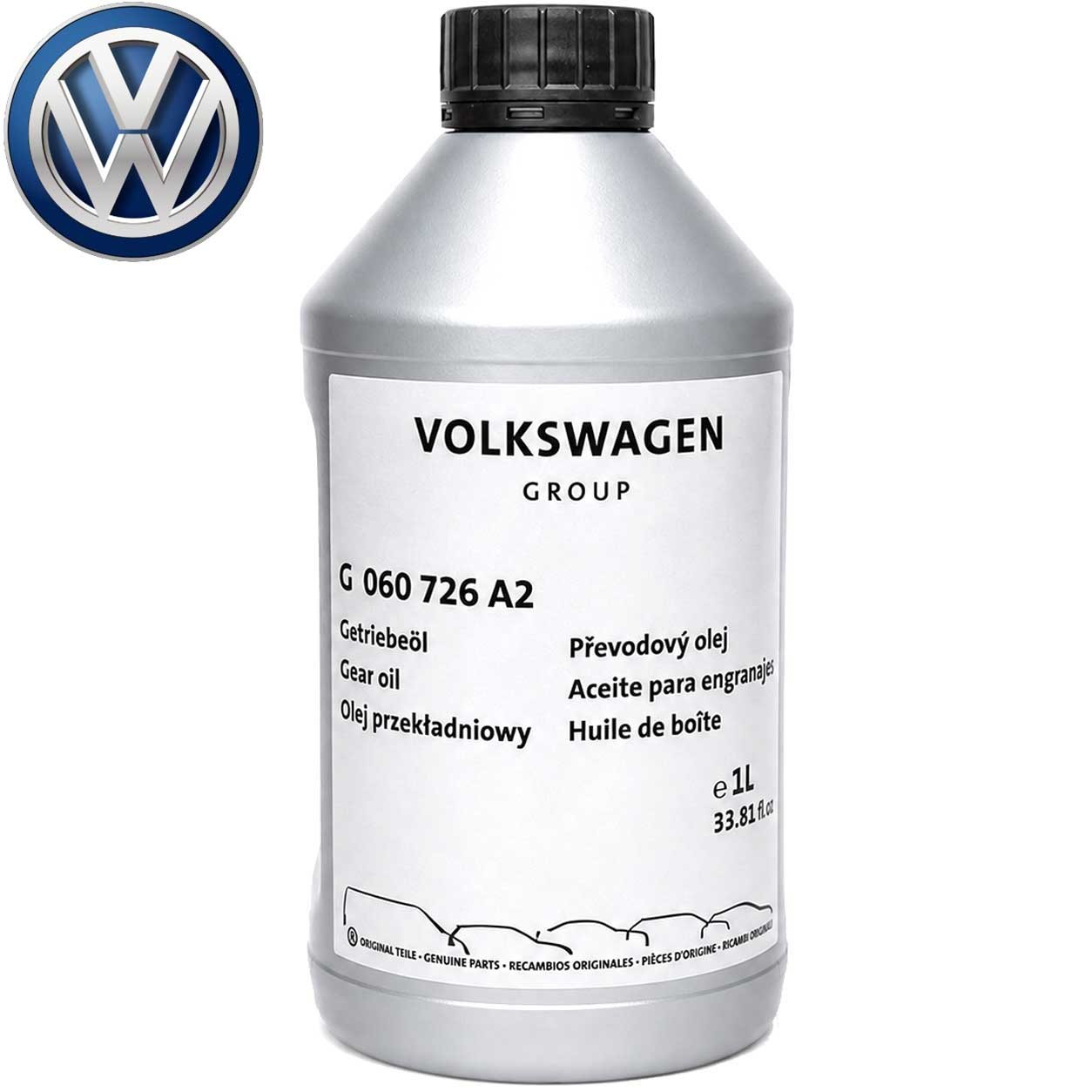 1L Genuine VW Audi Oil Manual Transmission Fluid G060726A2 VW SAE 75W Gear Oil