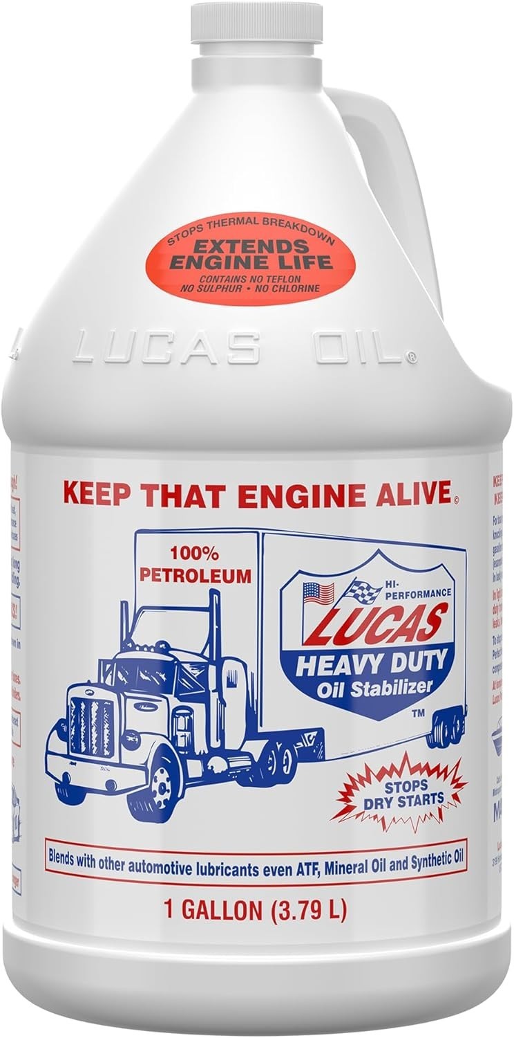 Lucas Oil 10002 Heavy Duty Oil Stabilizer – 1 Gallon, Pack of 4