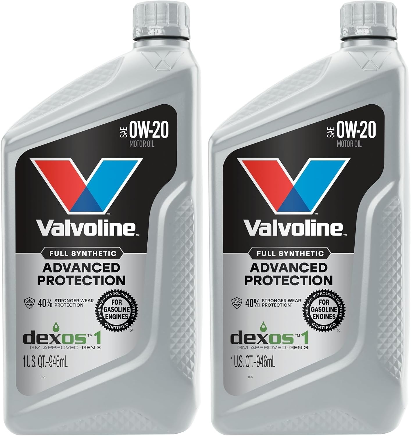 FOR Nissan Advanced Synthetic 0W-20 Motor Oil 2 Qt Pack of 2