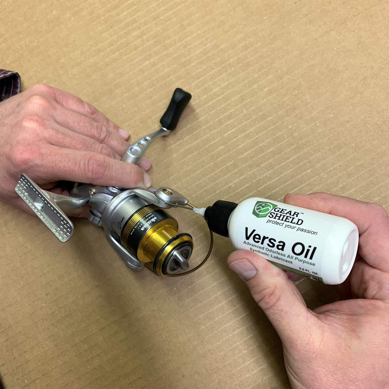 Full Synthetic Oil with Needle Oiler for Tools & Fishing Reels – 4 Oz