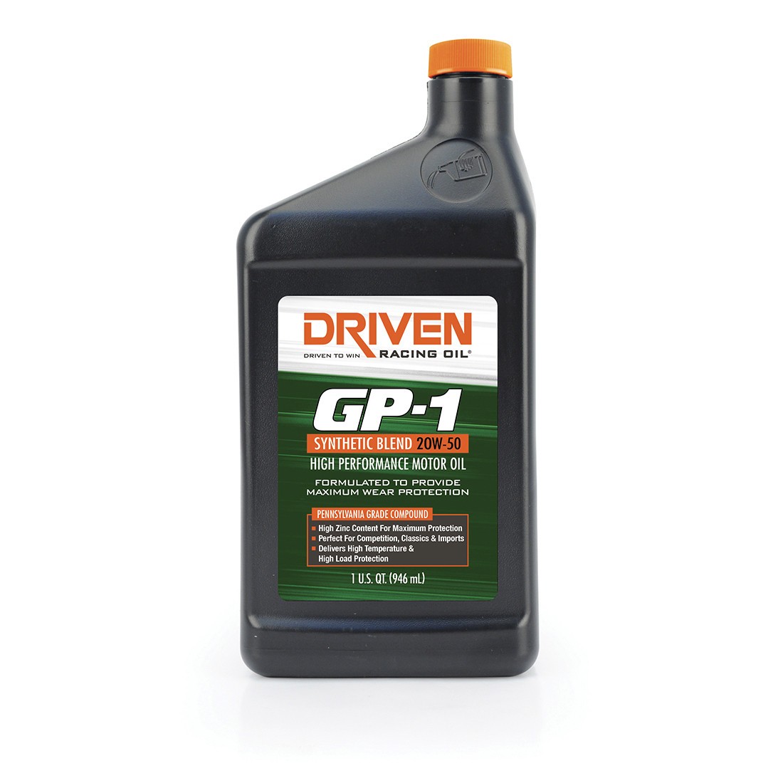 Driven Racing Oil 19506 GP-1 Synthetic Blend 20W50 Oil 1 Quart