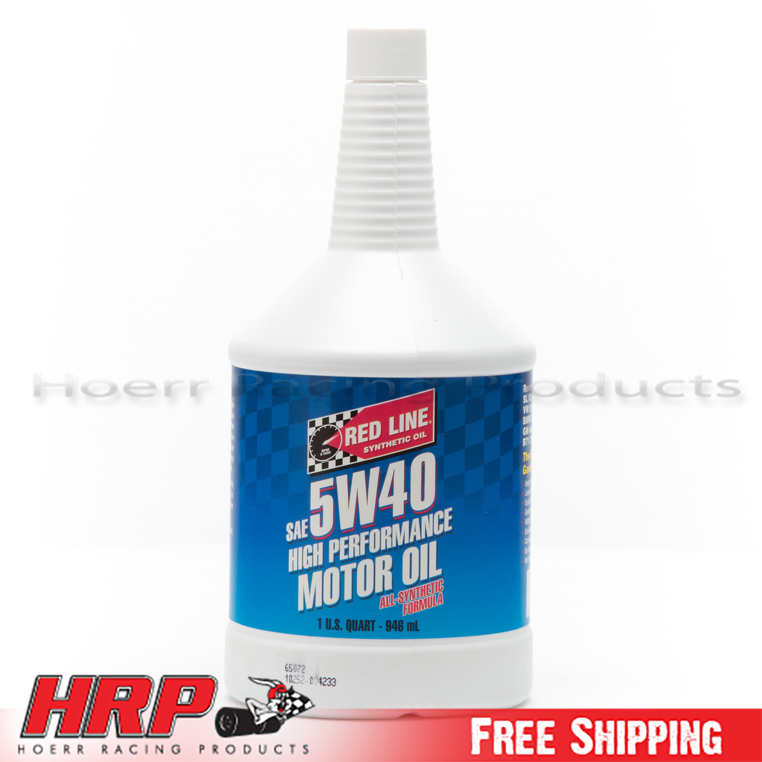 Red Line 5W40 Synthetic Motor Oil (1 Quart) RED-15404