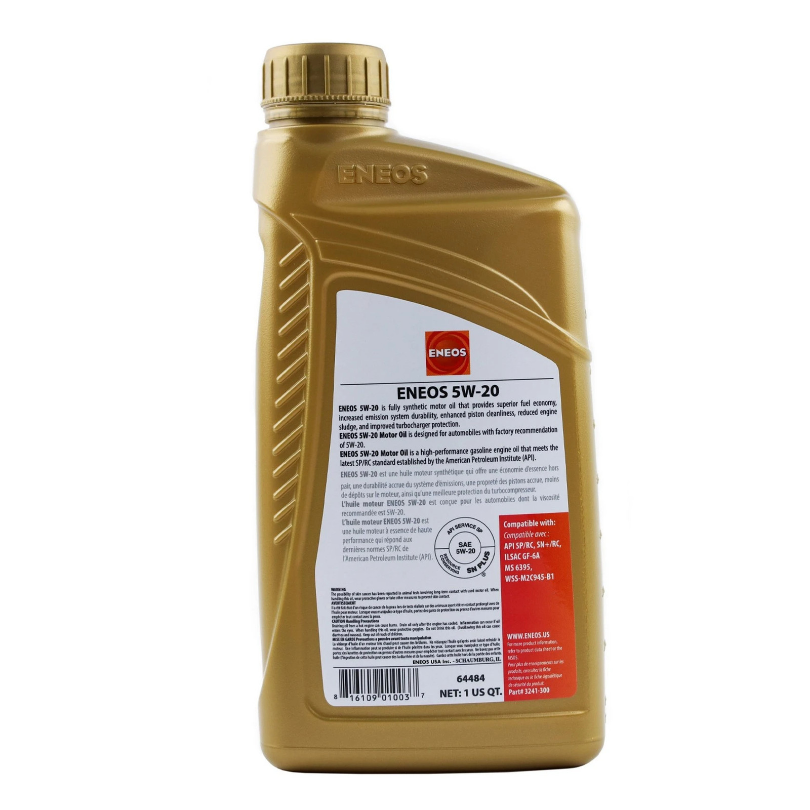 Oil Fits 1998-2020 Ford F-150 3241-300