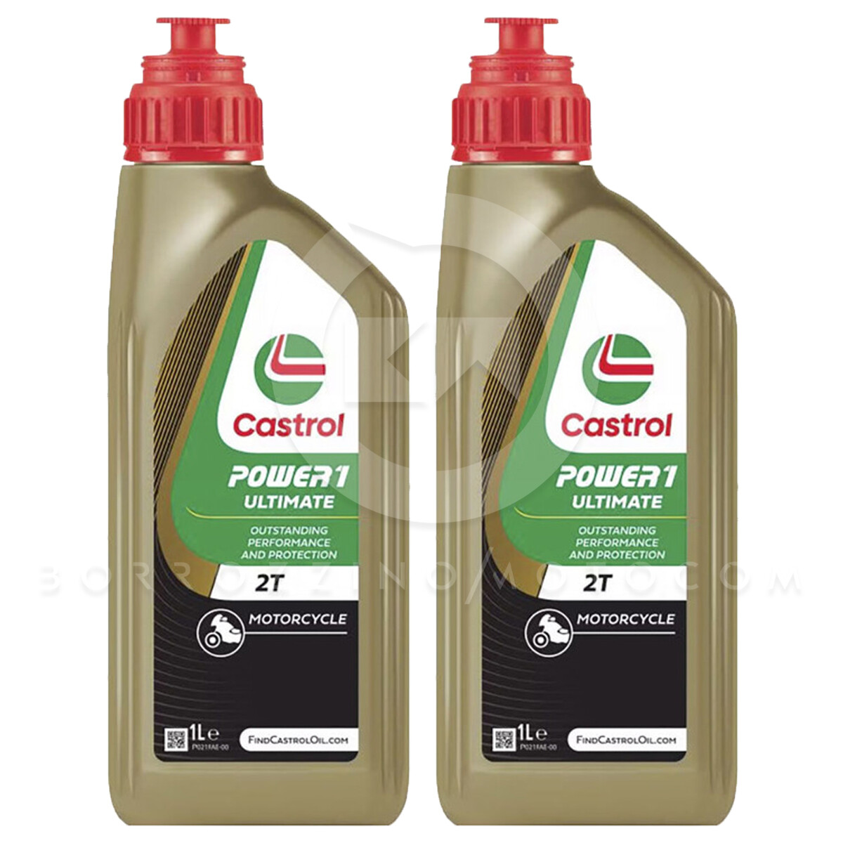 2L Castrol Power 1 Ultimate 2T Power 1 Racing 100% Synthetic Moto Scooter