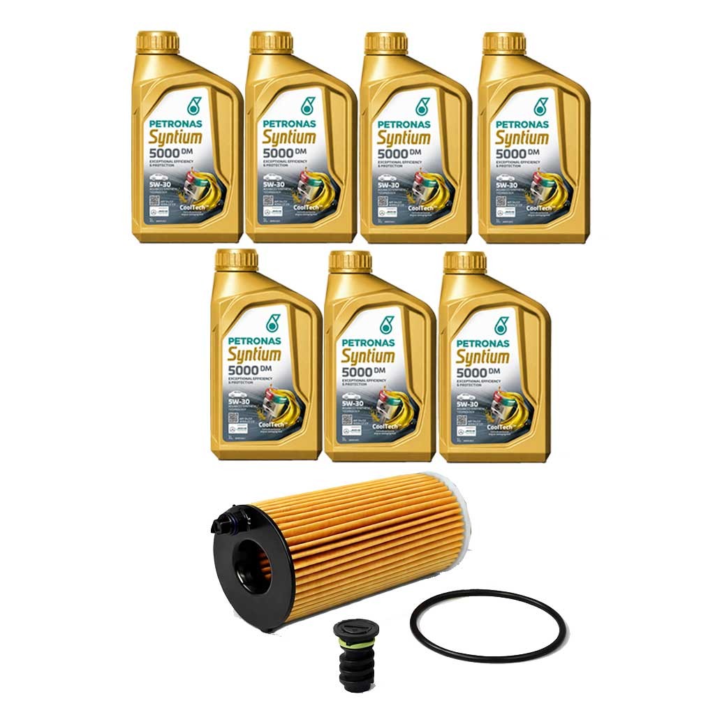 7L Petronas 5W30 Engine Oil 229.52 + Stallion Oil Filter for Mercedes Benz OM654 OM656