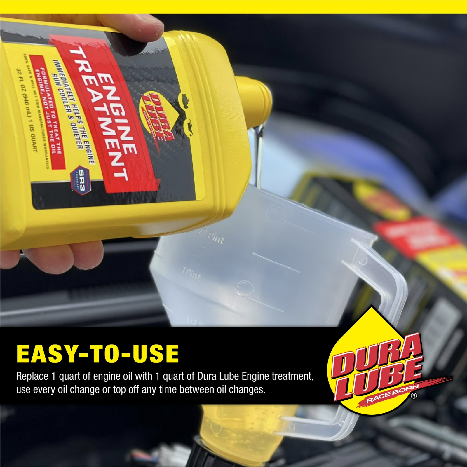 (3 pack) Dura Lube Engine Treatment, Automotive Oil Additive for Gas and Diesel
