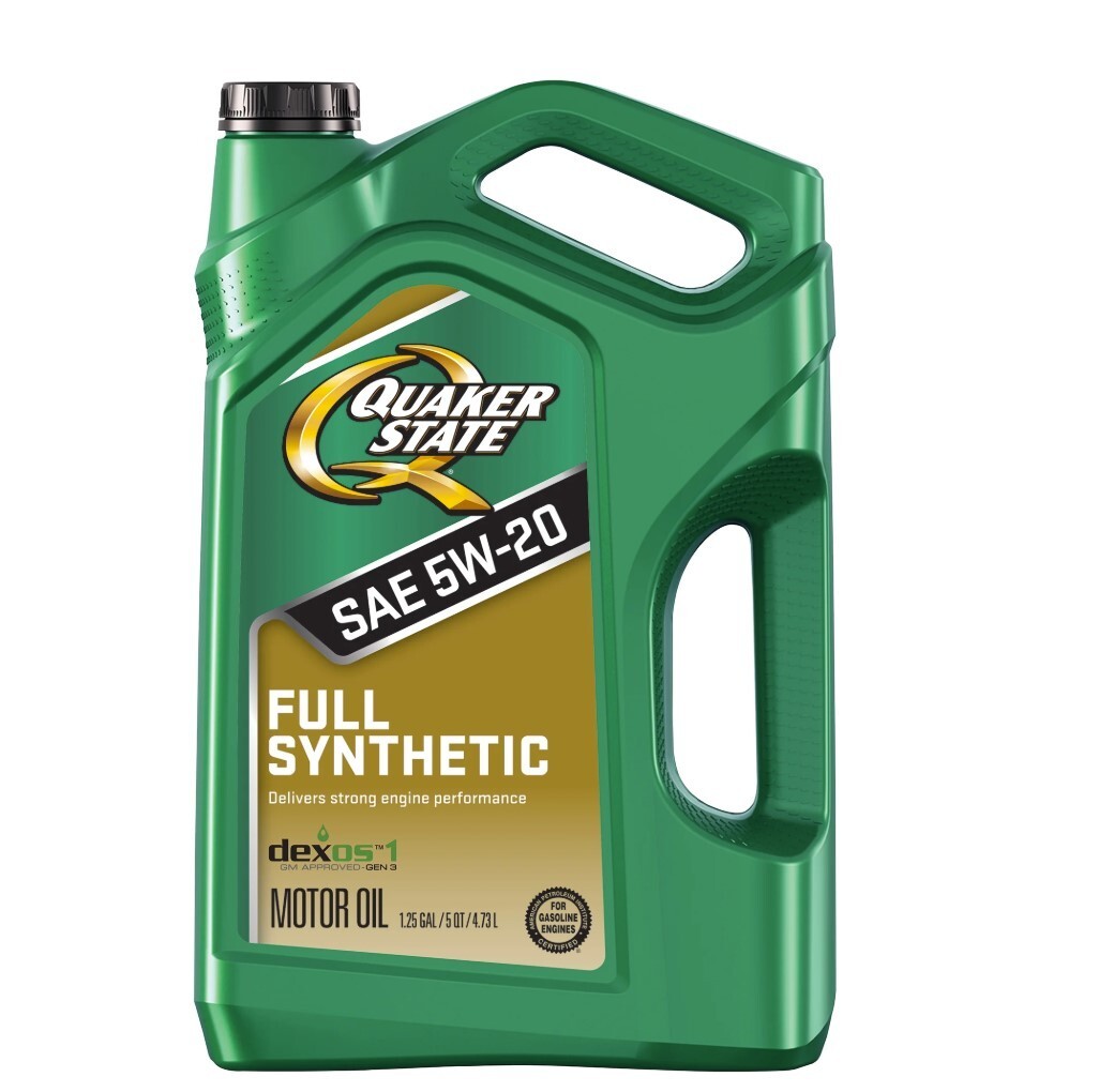 Quaker State Full Synthetic 5W-20 Motor Oil, 5-Quart