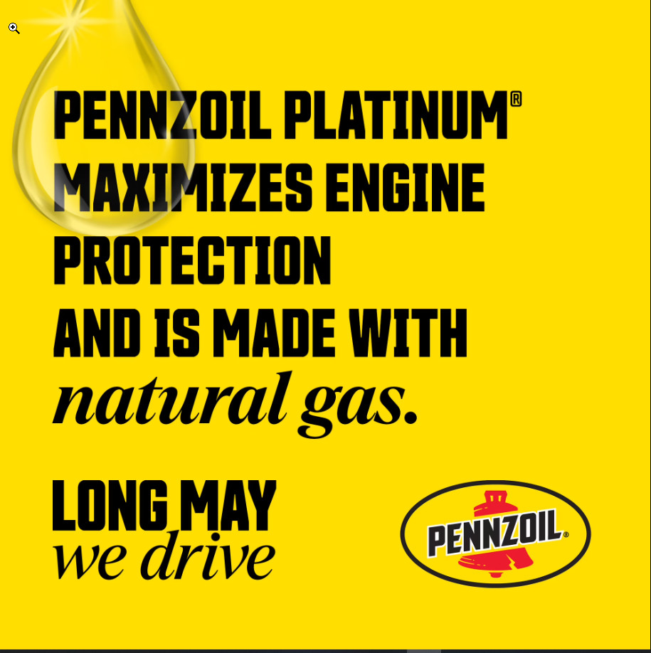 (2 pack) Pennzoil Platinum Full Synthetic 5W-20 Motor Oil, 5-Quart