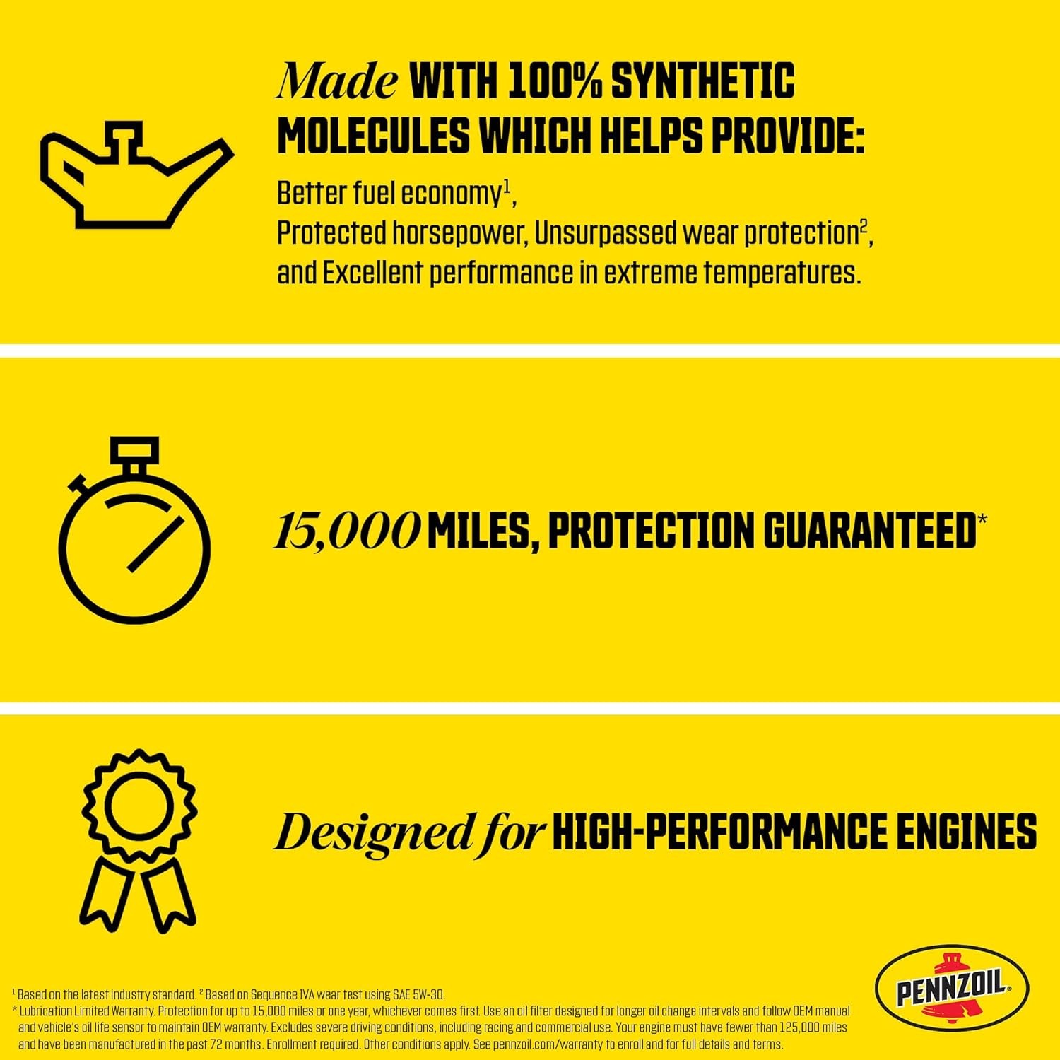 Platinum Euro Full Synthetic 5W-40 0W-40 5W-30 0W-30 Motor Oil, 1 Quart (6 Pack)