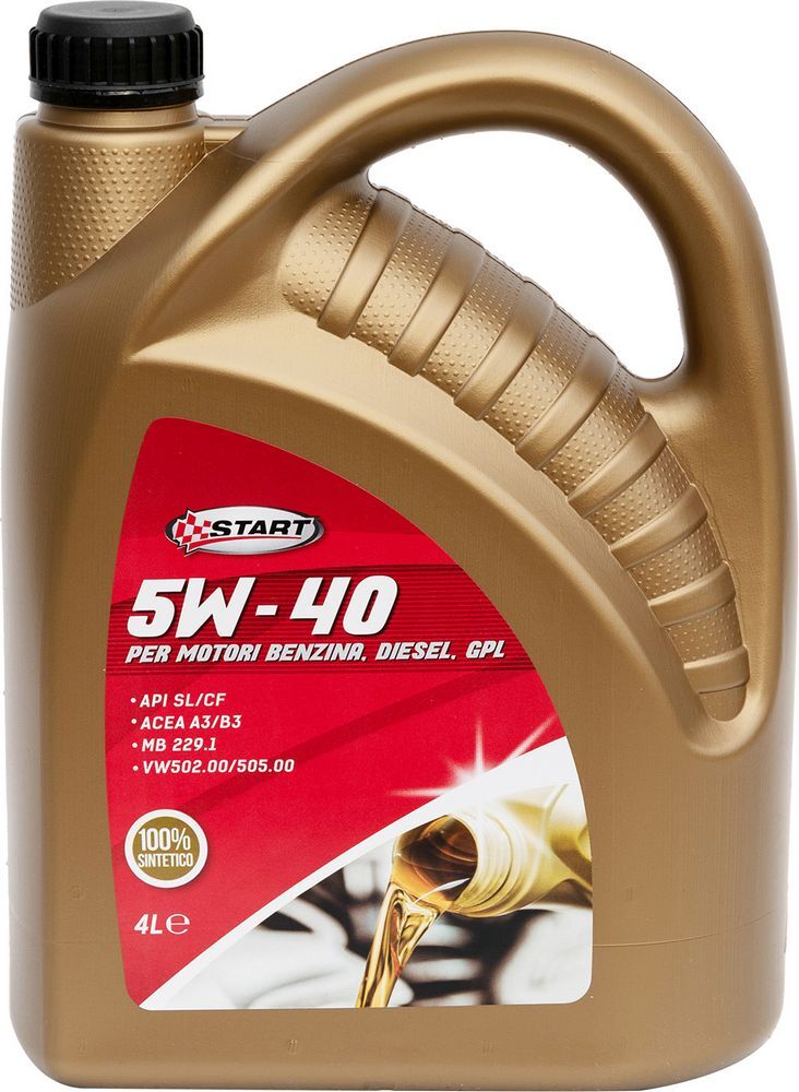 Olio SintDrive Plus 4L 5W40 lubrificante sintetico per motori diesel START
