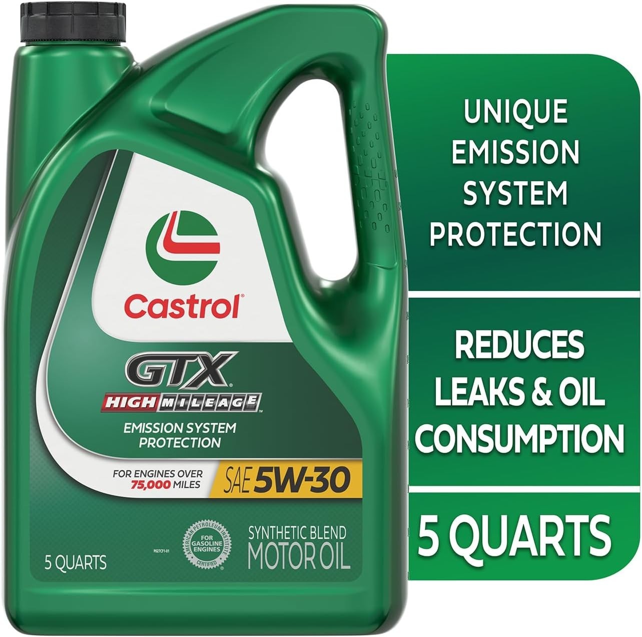 GTX 5W-30 Synthetic Blend Motor Oil – Maximize Performance for High Mileage Cars