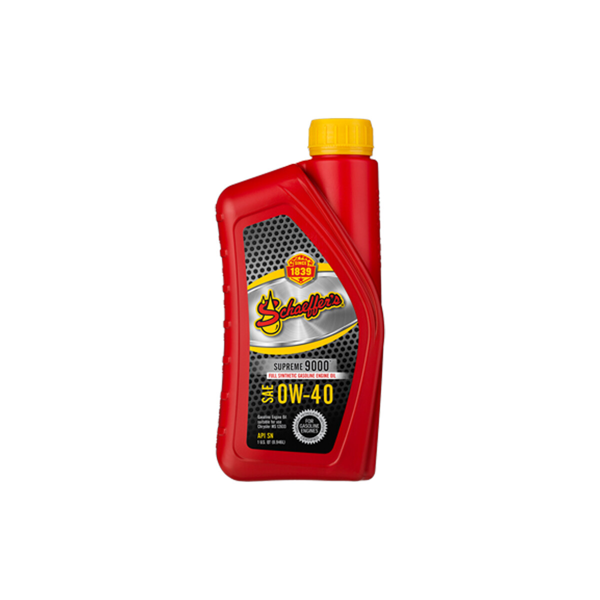 Schaeffer’s Oil Supreme 9000 Full Synthetic 0W-40 (1 quart) #9040