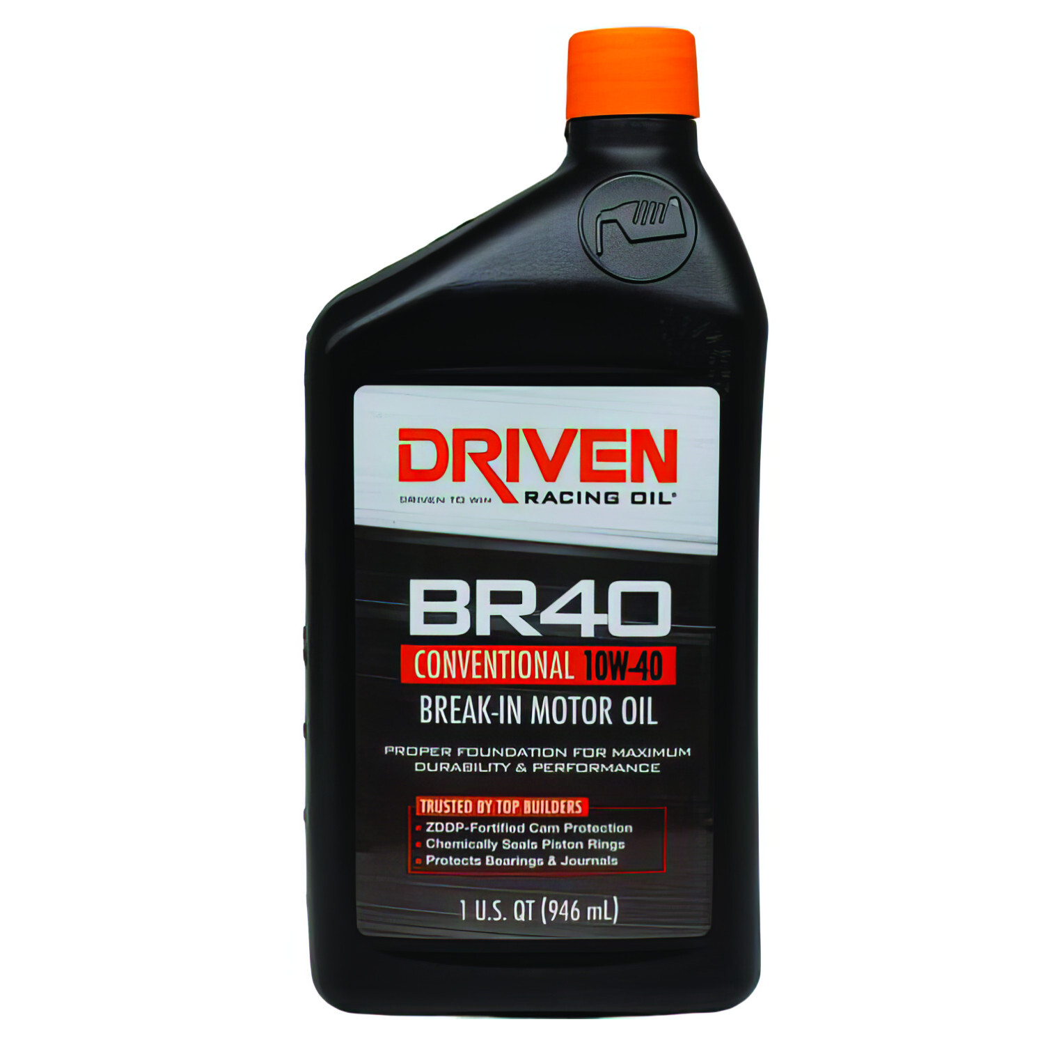 Driven Motor Oil – BR40 Break-In – High Zinc – 10W40 – Conventional – 1 qt