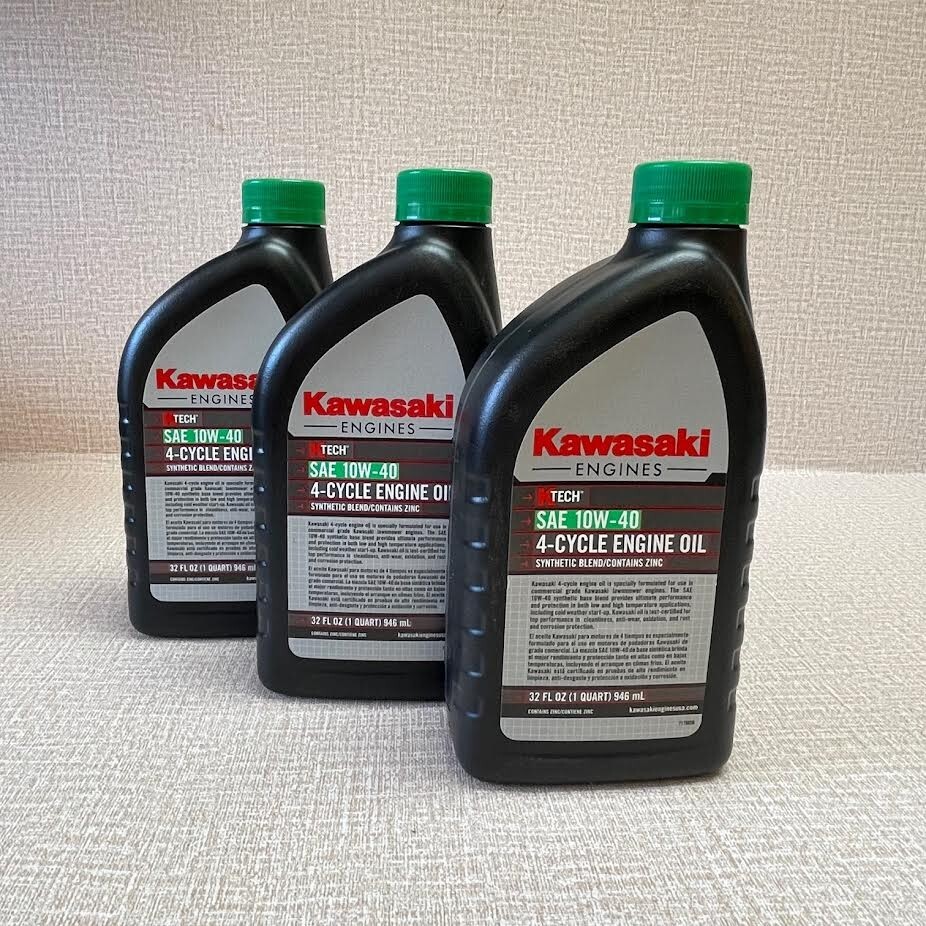 Kawasaki 99969-6296 4-Cycle Engine Oil 32oz SAE 10W-40 (3)