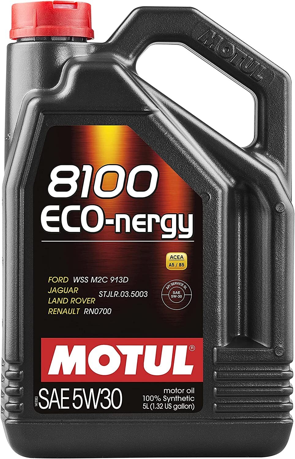 Motul 102898 8100 Eco-nergy 5W-30 100 Percent Synthetic – 5 Liter (Pack of 4)