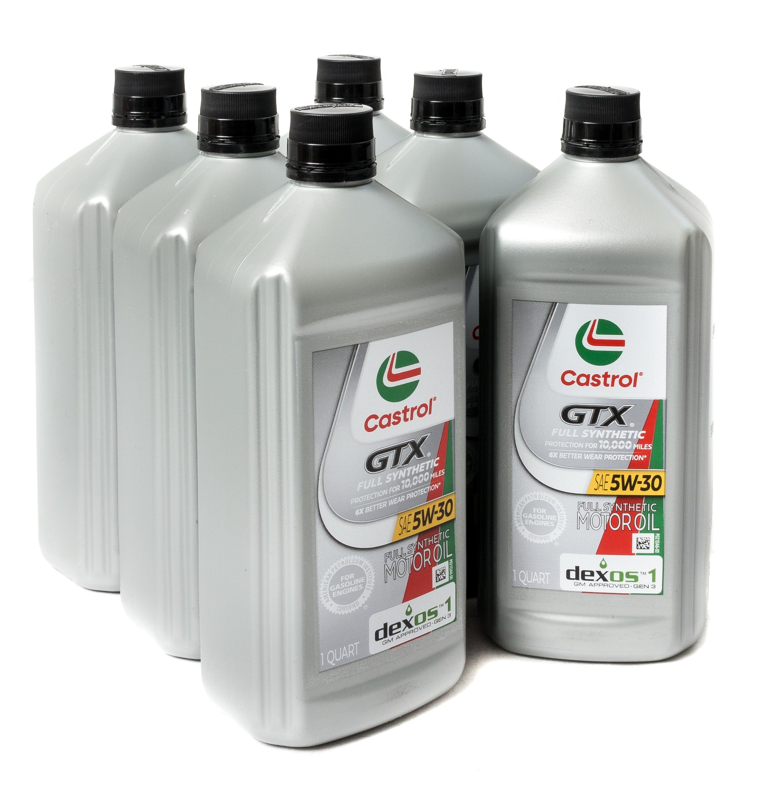 Castrol GTX Full Synthetic Motor Oil SAE 5W-30 1QT 6 Bottles Model Number 15E728