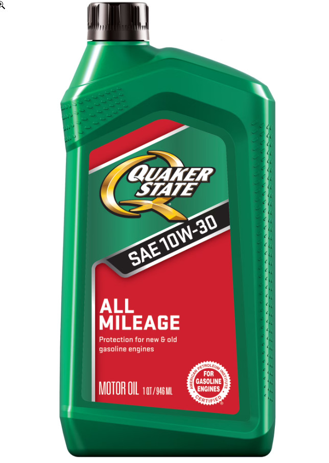 (5 pack) Quaker State All Mileage 10W-30 Motor Oil, 1 Quart