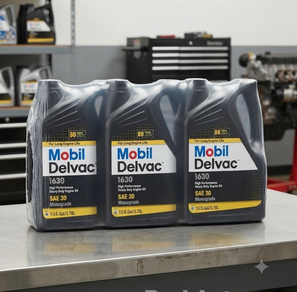 3 PACK- MOBIL 112826 Mobil Delvac 1630 High Performance Diesel Engine Oil; 1 Gal