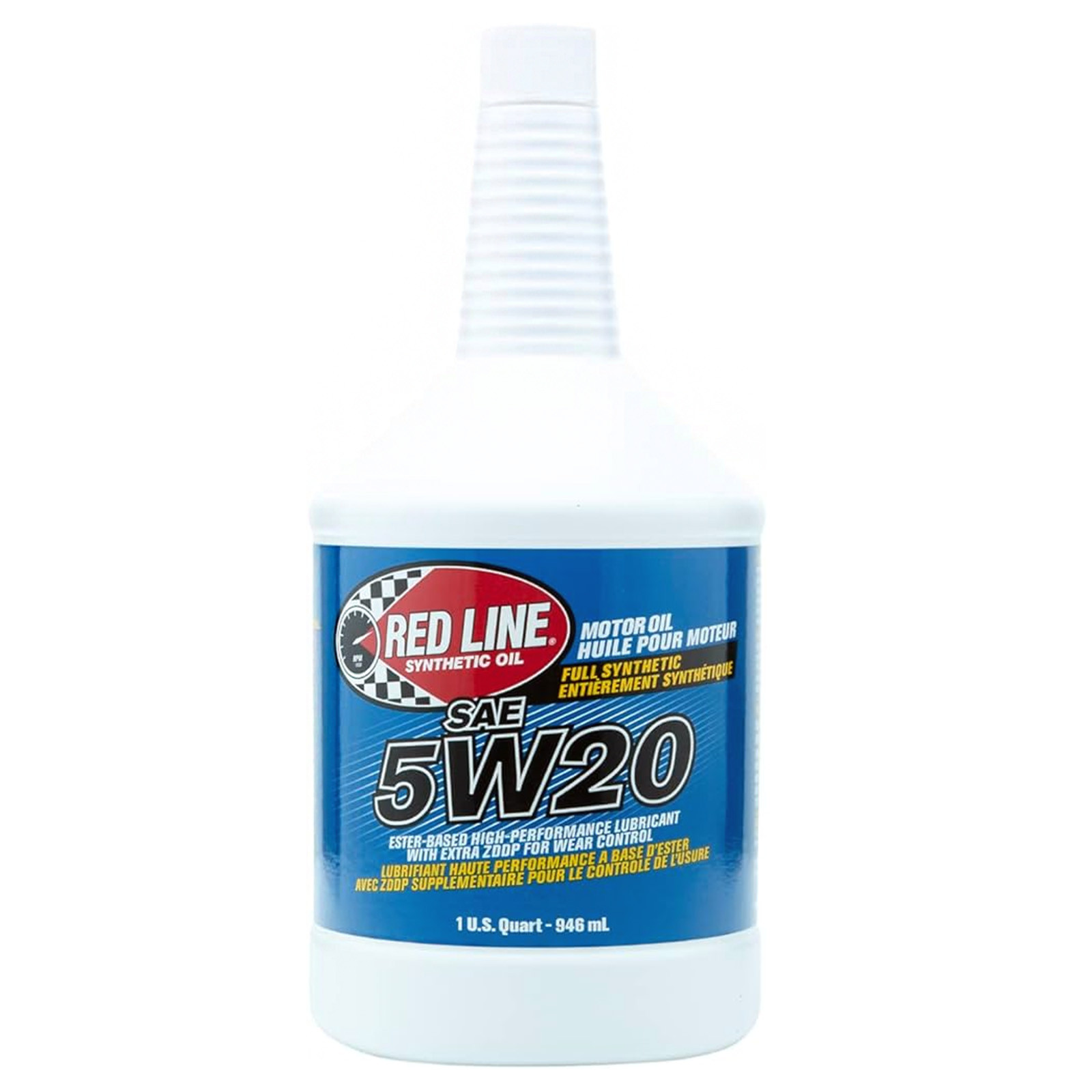 Red Line Oil Full Synthetic 5W20 Engine Motor Oil 1 Quart Bottles Pack of 8