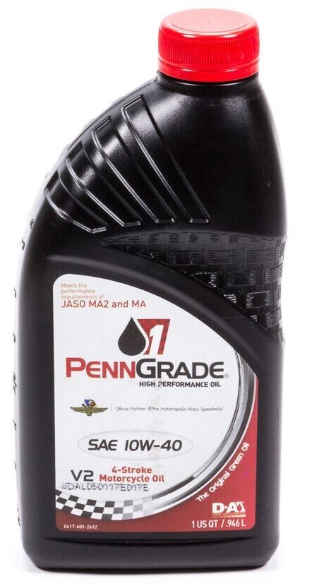 Brad Penn Grade Oil 10W40 Motorcycle V-Twin Oil 12 Pack 1 Case