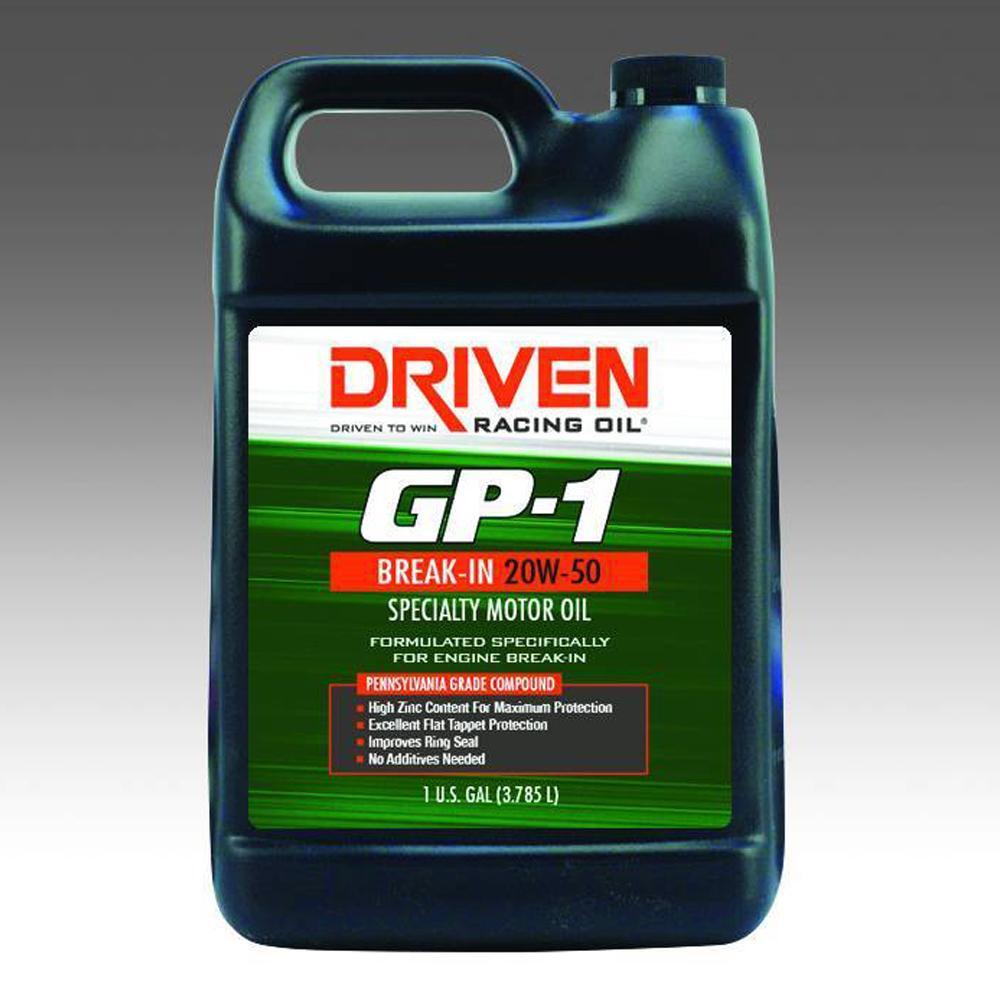 Driven Racing Oil 19556, Gp-1 Conventional Break- In Oil 20W50 1 Gallon Performa