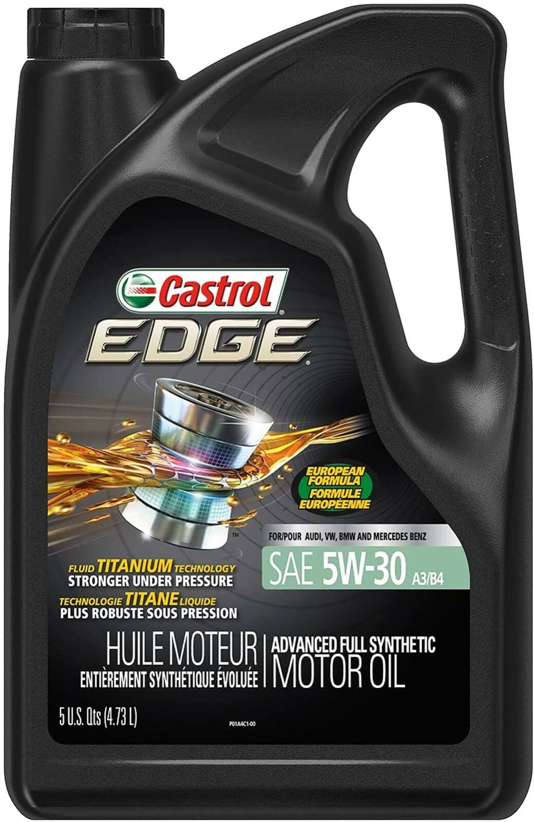 x5 QUART 5w30 CASTROL EDGE EUROPEAN FORMULA 5W-30 Engine Motor Oil For BMW /MINI