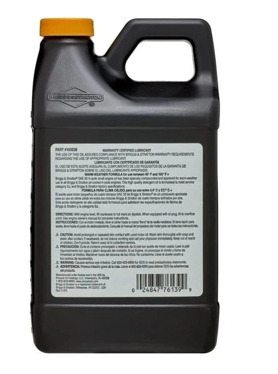 Briggs & Stratton 4-Cycle 48 oz Oil SAE-30 for Small Engines