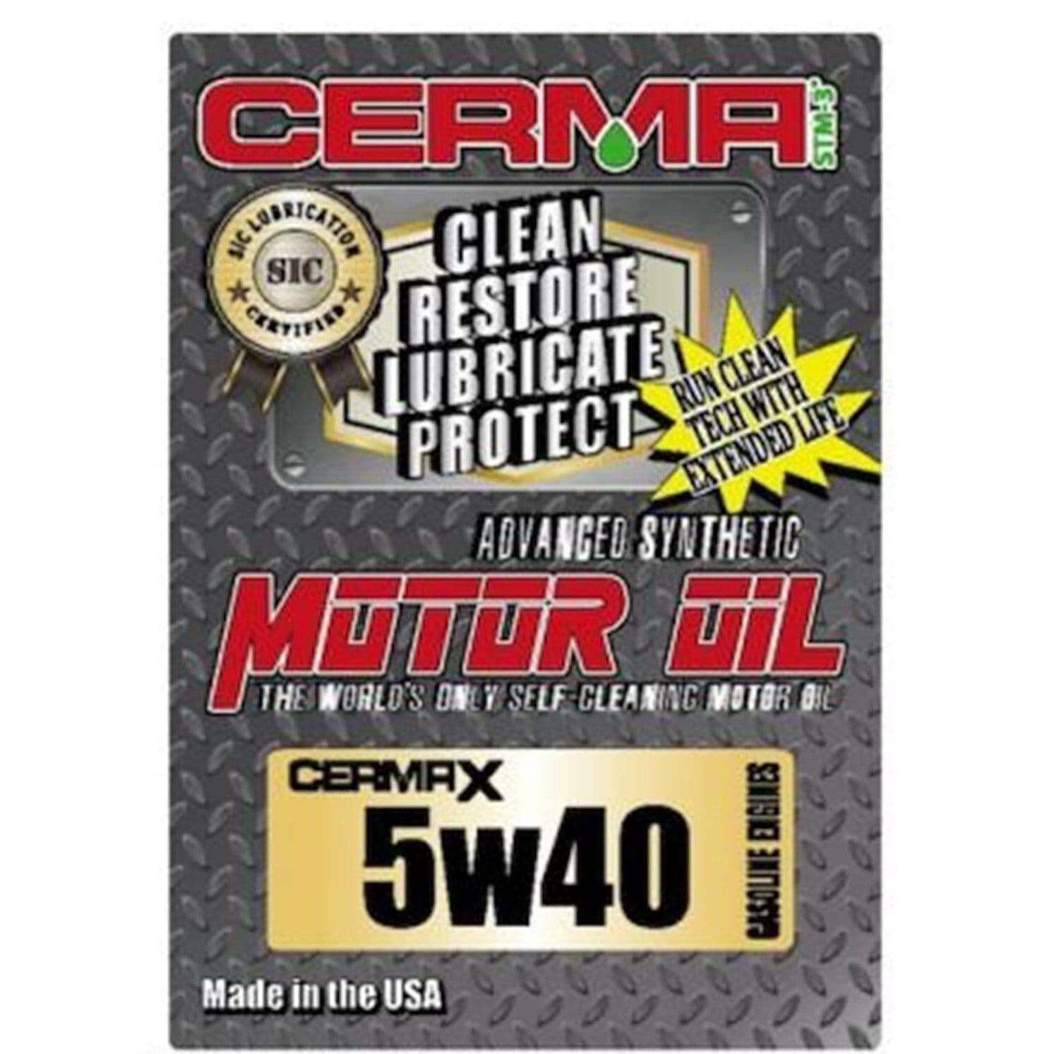 Cermax Ceramic 5w-40W Synthetic Motor Oil