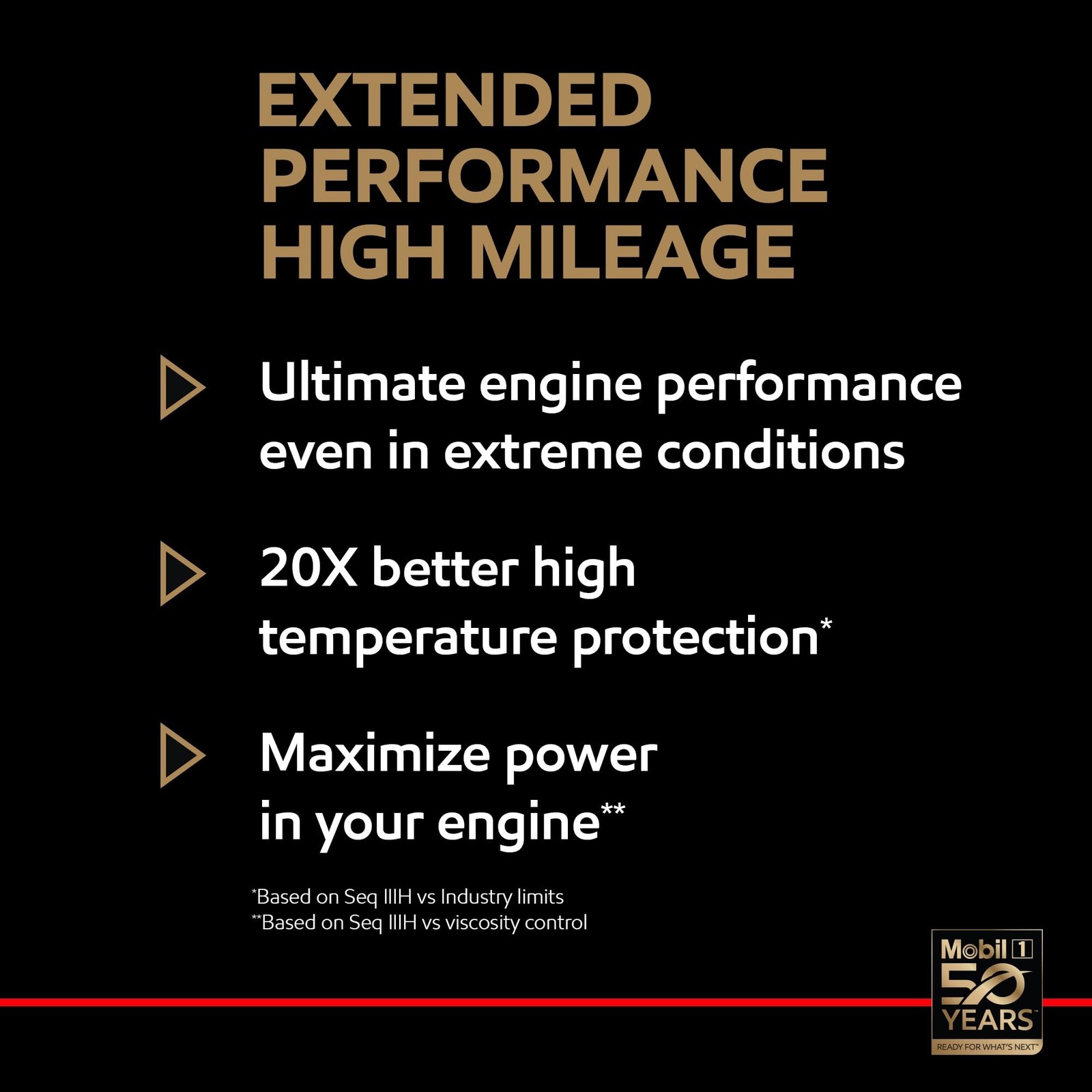 1 Extended Performance High Mileage 5W20 5QT