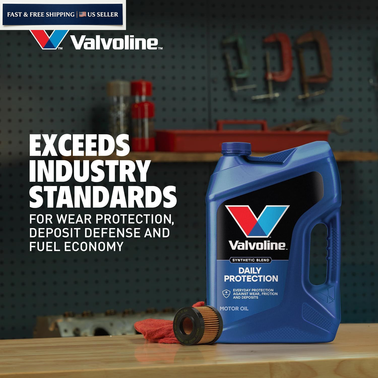 Valvoline Daily Protection Non-Detergent SAE 30 Conventional 1 QT, 30