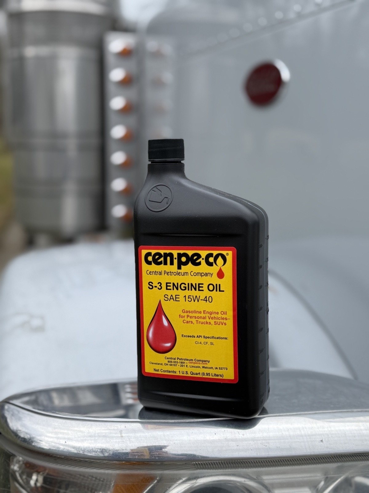 CenPeCo S-3 Engine Oil SAE 15W-40 Gasoline Engine Oil For Vehicles Trucks SUVs