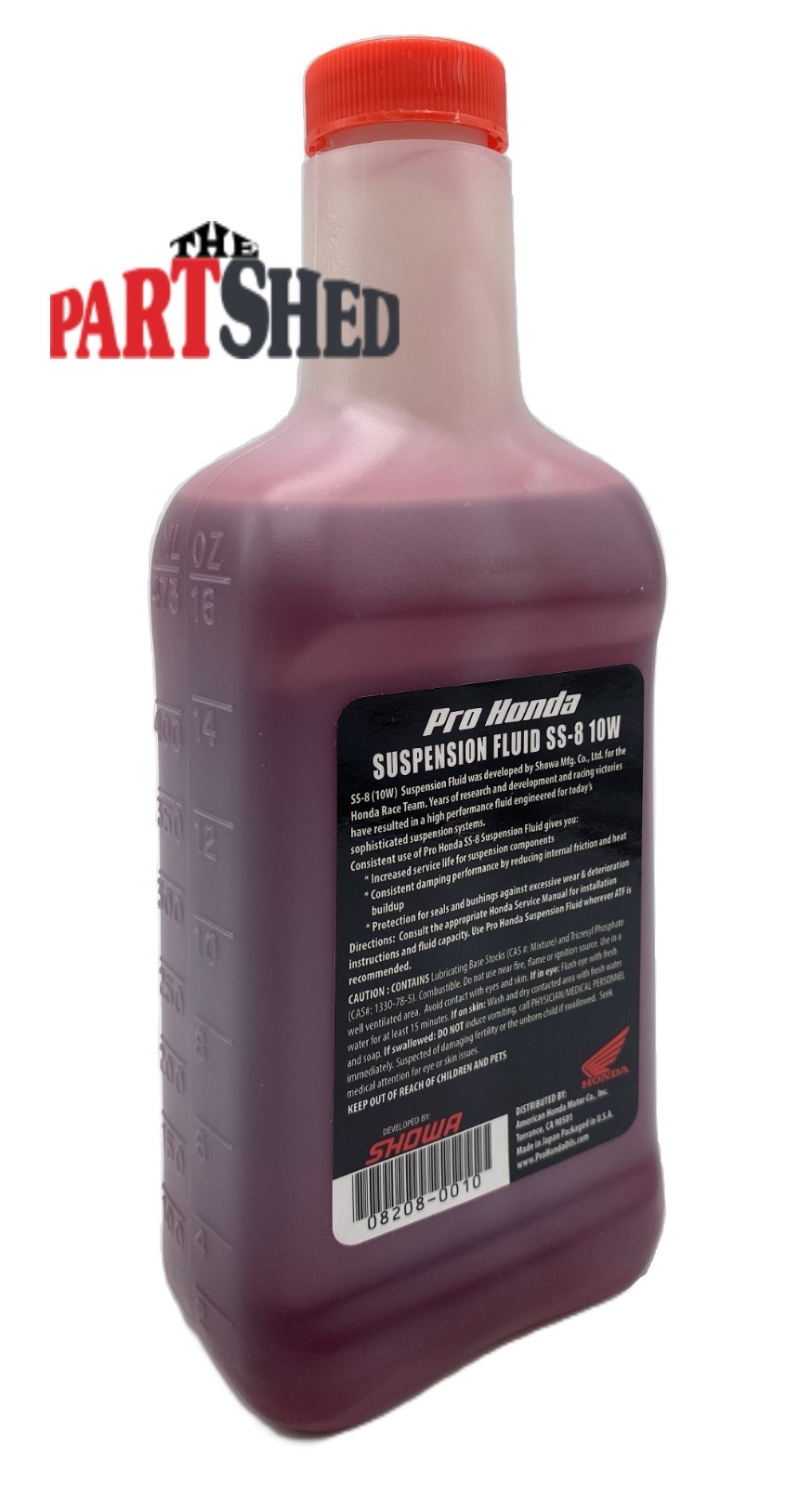 Genuine OEM Honda SS-8 10W Suspension Fluid 16oz Fork Oil Fluid 08208-0010