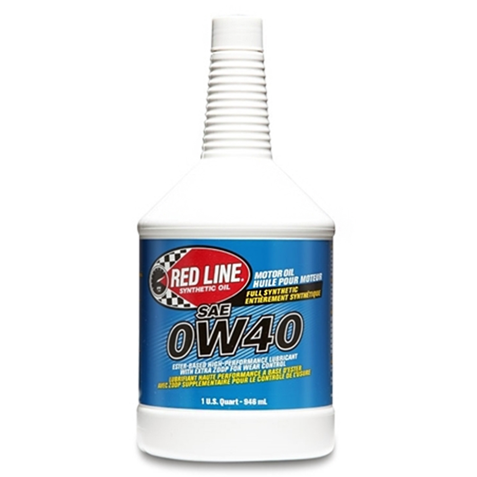 Red Line Oil 11104 Set of 8 Full Synthetic Ester Formula 0W40 Motor Oil, 1 Quart