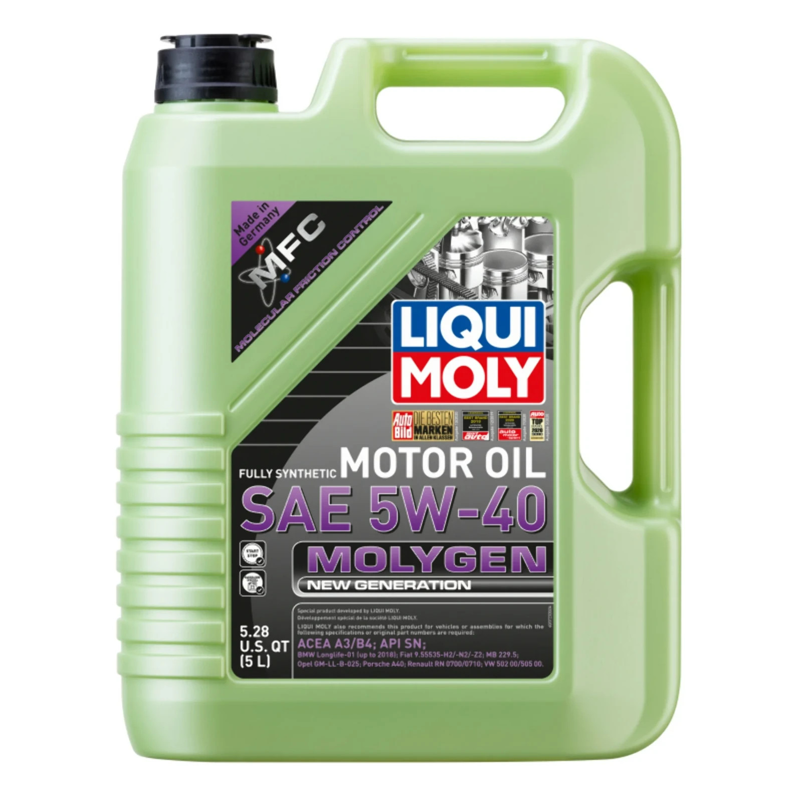 [SALE]- Liqui Moly MOLYGEN New Generation Syn Oil 5W-40 20232 5 Liters
